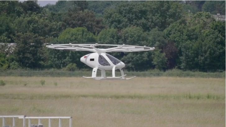 An ultra-modern flying taxi have been demonstrated in Paris – to be used at the Olympics in 2024