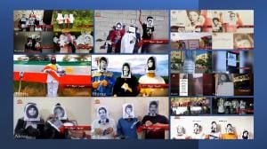 July 30, 2021 - Iran - Activities of defiant youths and MEK Supporters commemorating 33rd Anniversary of the 1988 Massacre.