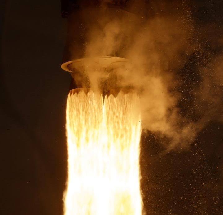 Landsat 9 Rocket Engine