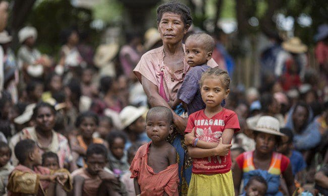 People eat locusts, cockroaches, grass and noise: Mass famine in Madagascar