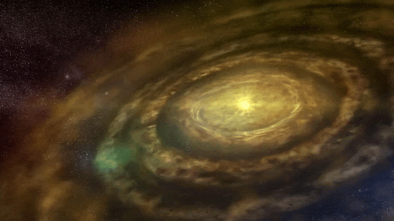 Protoplanetary Disc Animation
