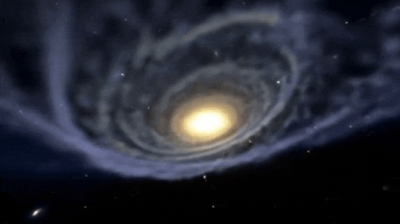 Spiral Galaxy Formation Clip