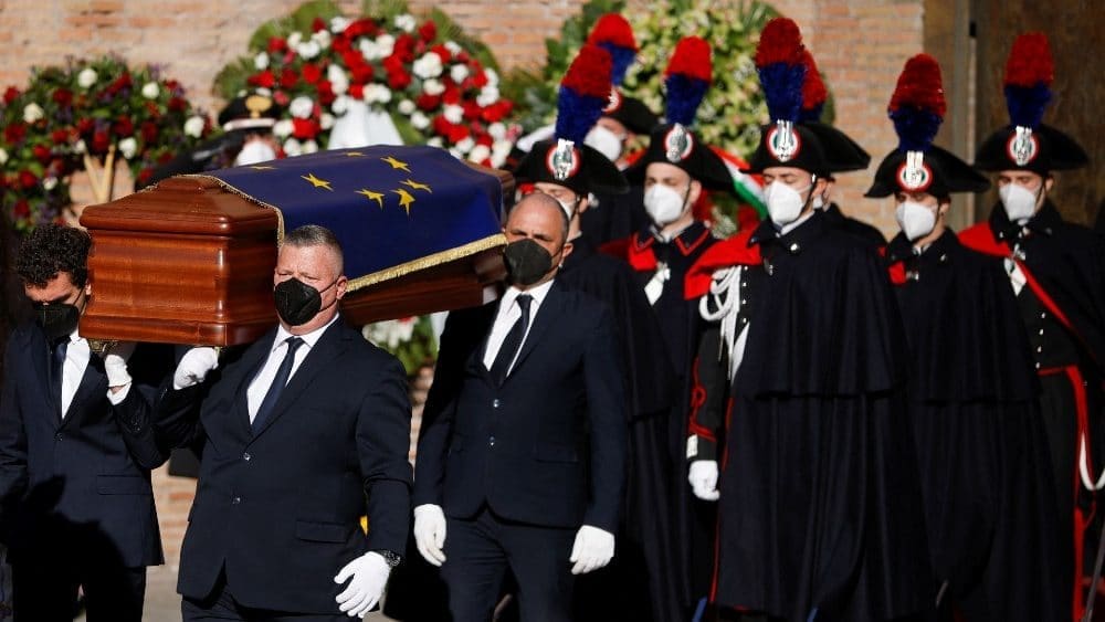 Bid farewell to David Sassoli, President of the European Parliament