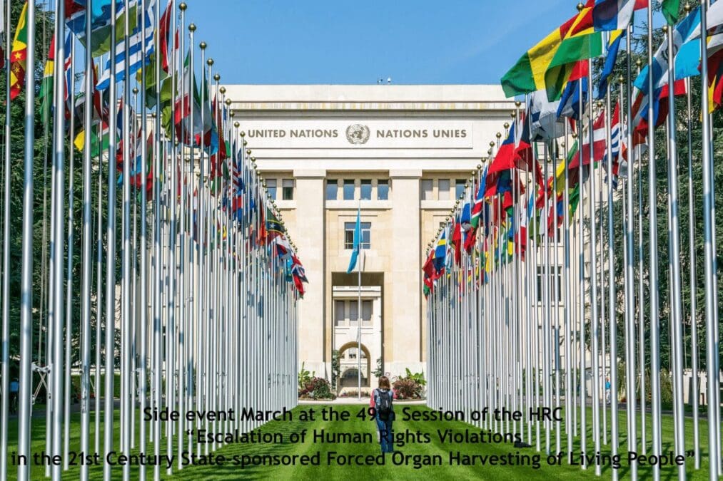 side events to the 49th session of the UN Human Rights